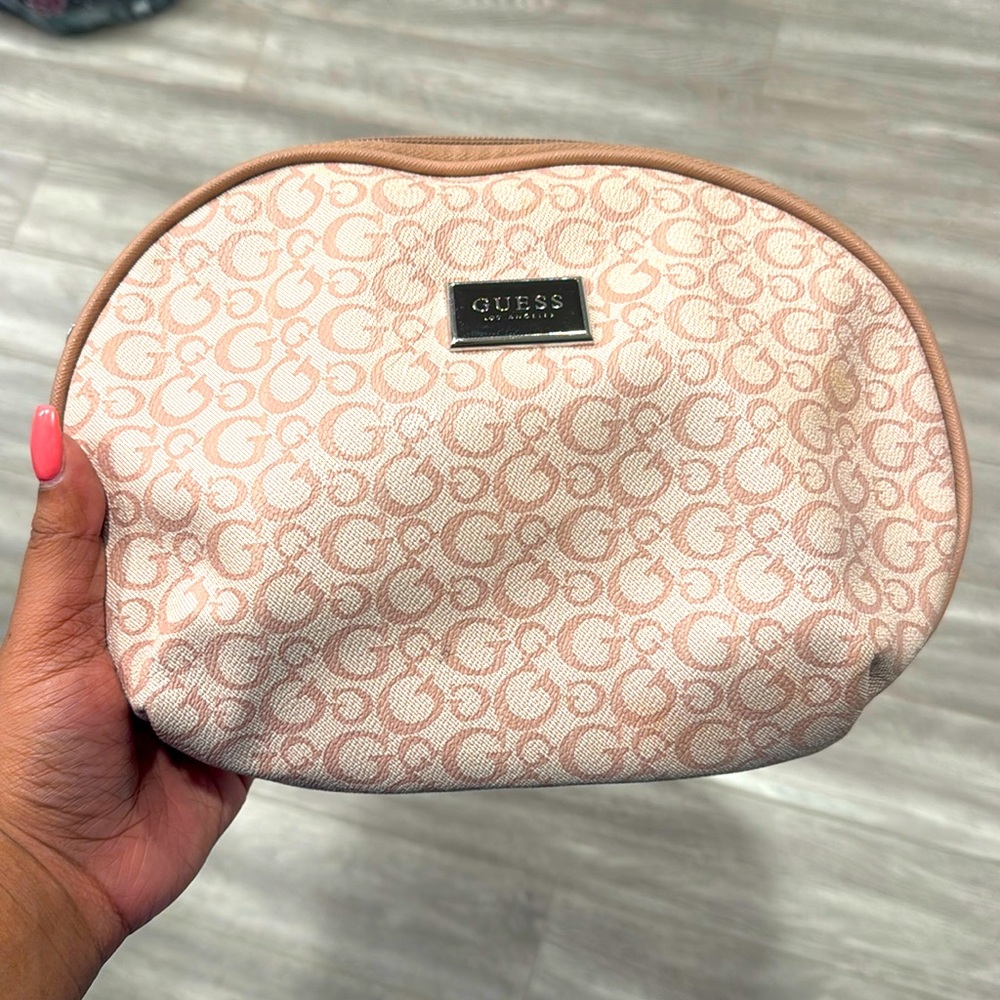 Large Guess makeup bag